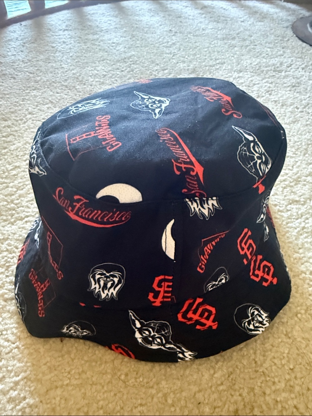 San Francisco Graphic Bucket Hat - Black & Orange